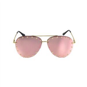 prive revaux Aviator Sunglasses with pink mirrored  Lenses
